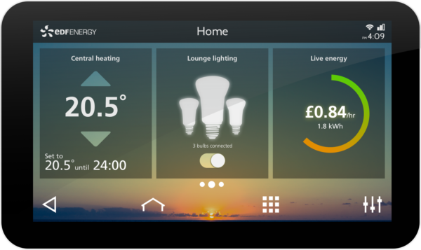 The EDF smart home IHD concept